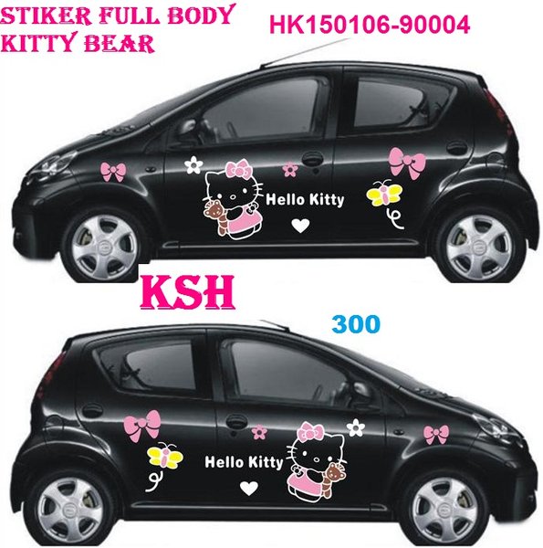 Detail Stiker Mobil Hello Kitty Full Body Nomer 2