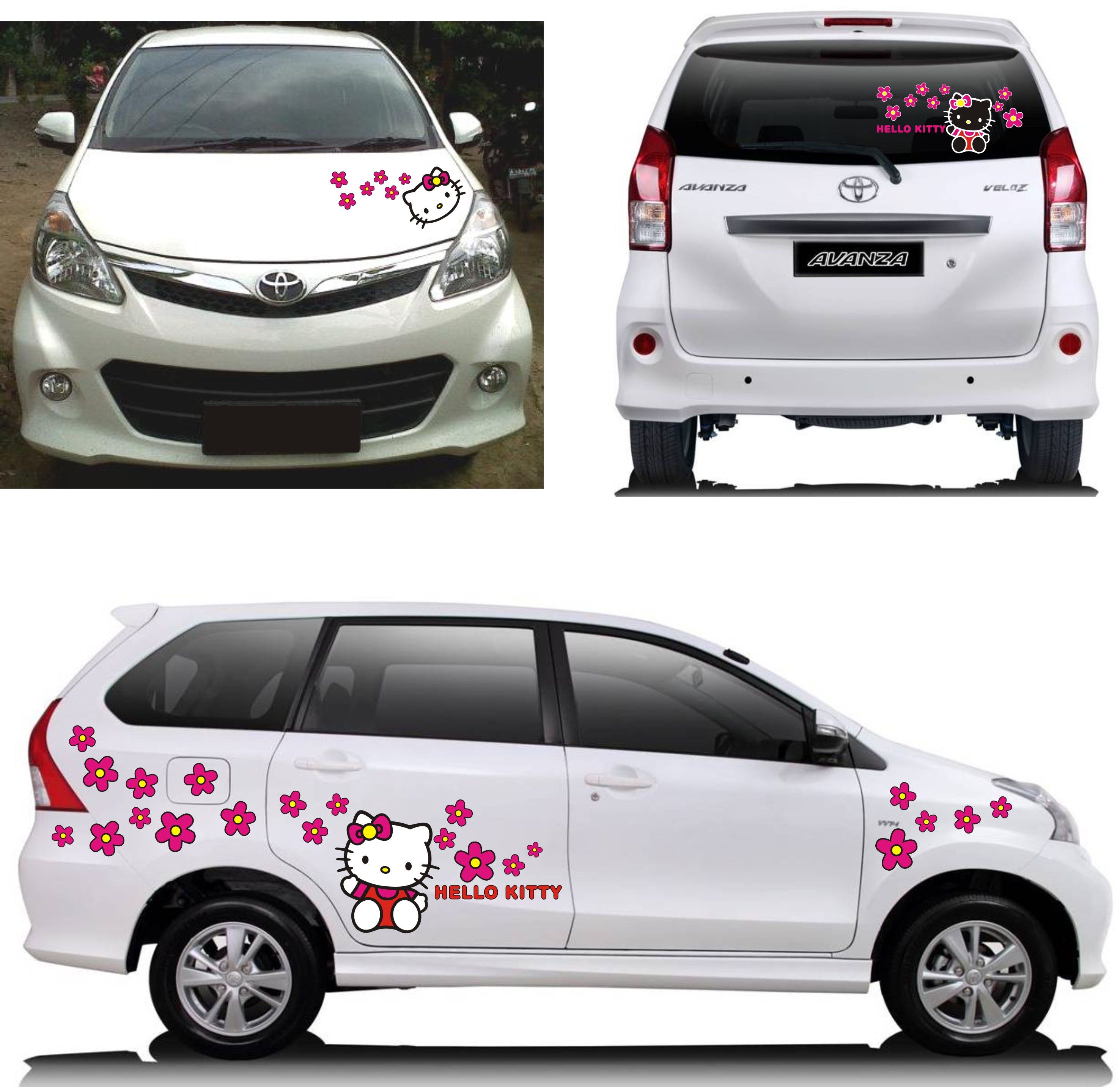 Detail Stiker Mobil Hello Kitty Full Body Nomer 12