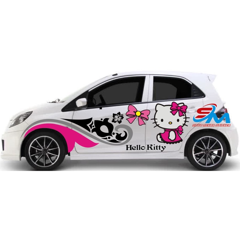 Detail Stiker Mobil Hello Kitty Full Body Nomer 3