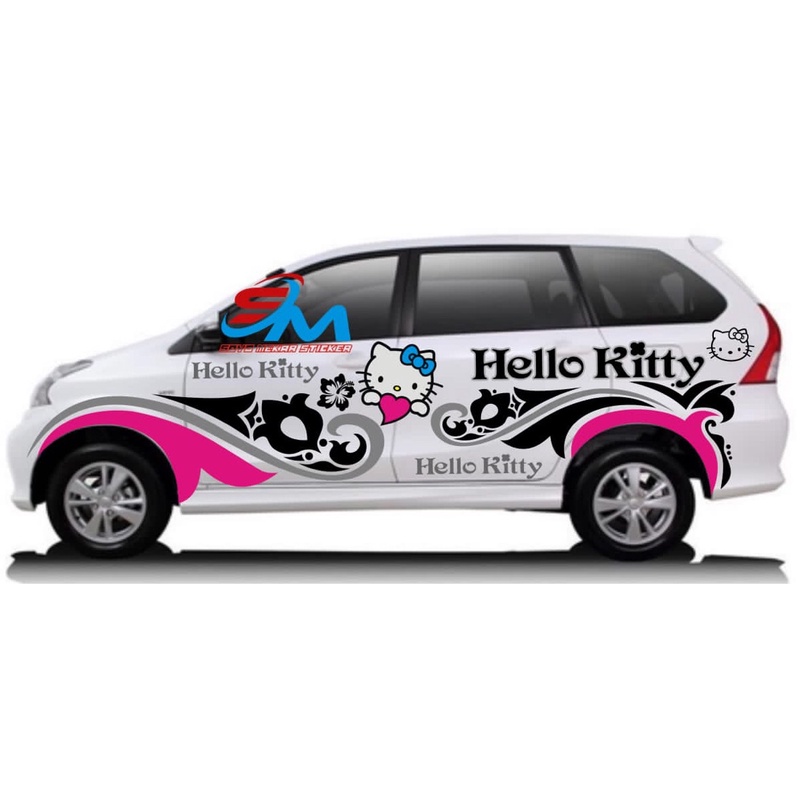 Detail Stiker Mobil Hello Kitty Full Body Nomer 5