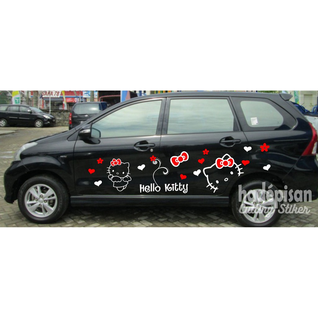 Detail Stiker Mobil Hello Kitty Full Body Nomer 36