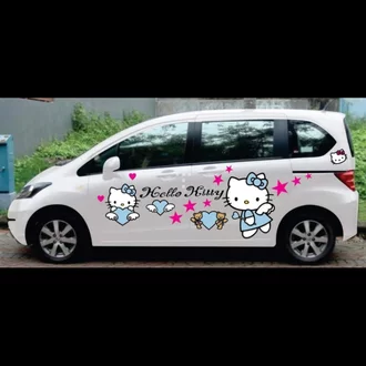 Detail Stiker Mobil Hello Kitty Full Body Nomer 37