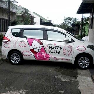 Detail Stiker Mobil Hello Kitty Full Body Nomer 41