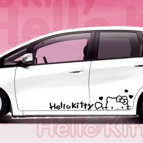 Detail Stiker Mobil Hello Kitty Full Body Nomer 45