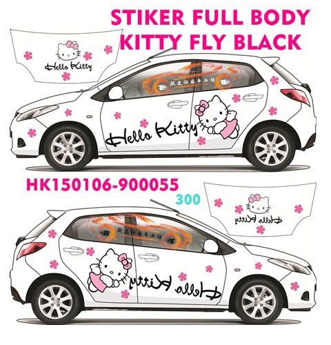 Detail Stiker Mobil Hello Kitty Full Body Nomer 7