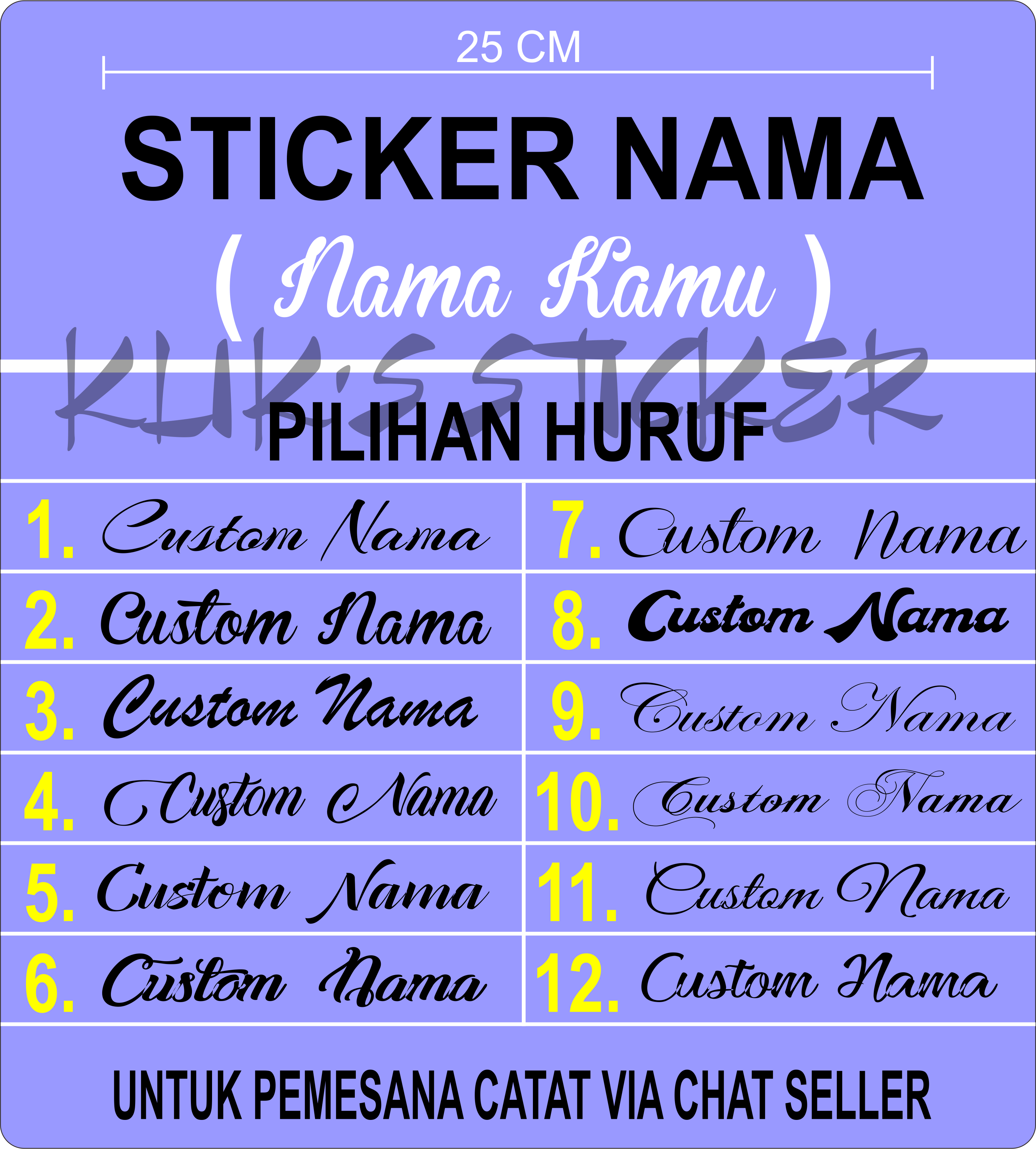 Detail Stiker Nama Keren Untuk Motor Nomer 7