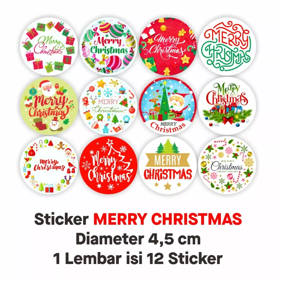 Detail Stiker Ucapan Selamat Natal Nomer 3