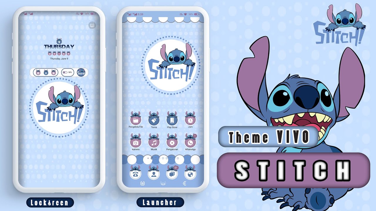 Detail Stitch Theme For Android Nomer 28