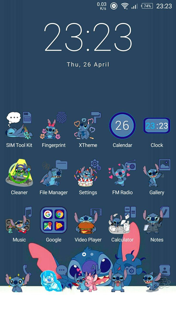 Detail Stitch Theme For Android Nomer 7