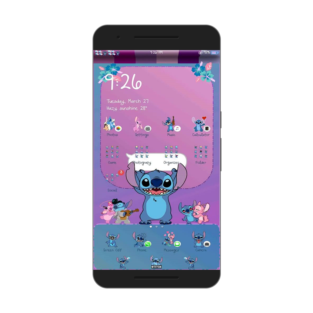 Detail Stitch Themes Go Launcher Nomer 11