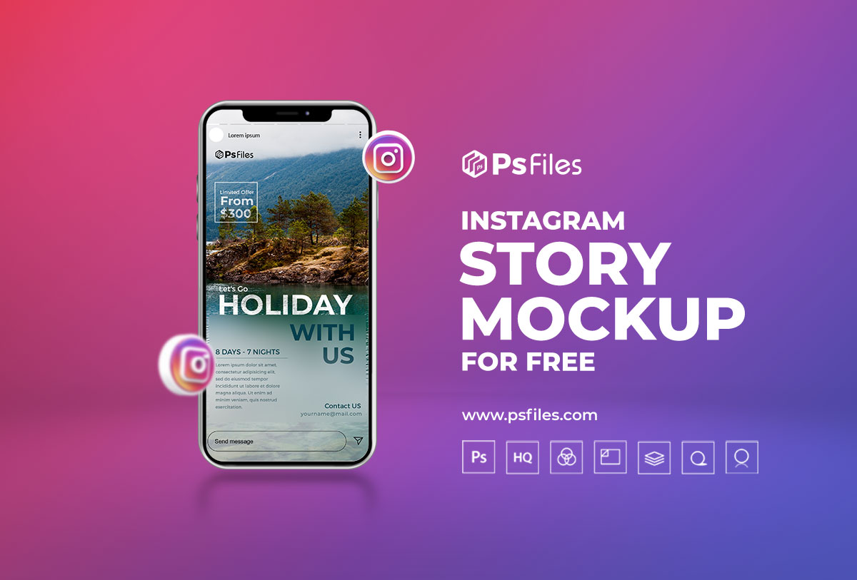 Detail Story Instagram Template Psd Nomer 10