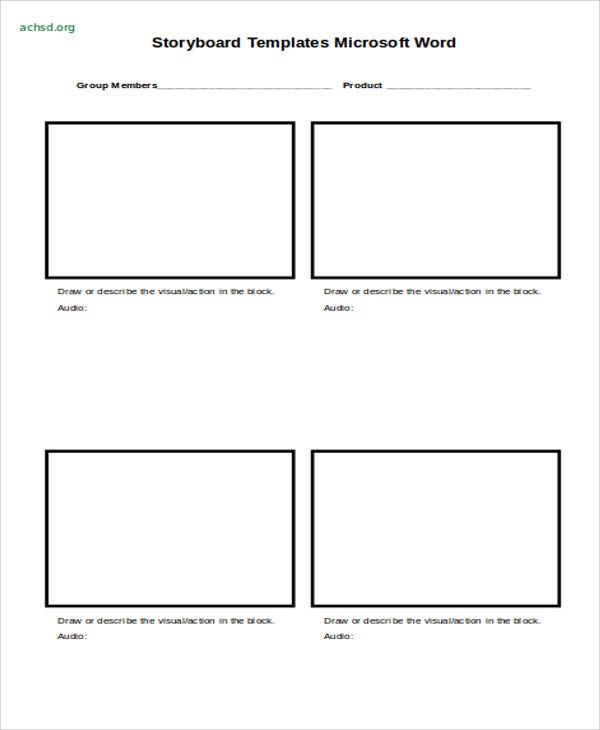 Detail Storyboard Template Word Nomer 29