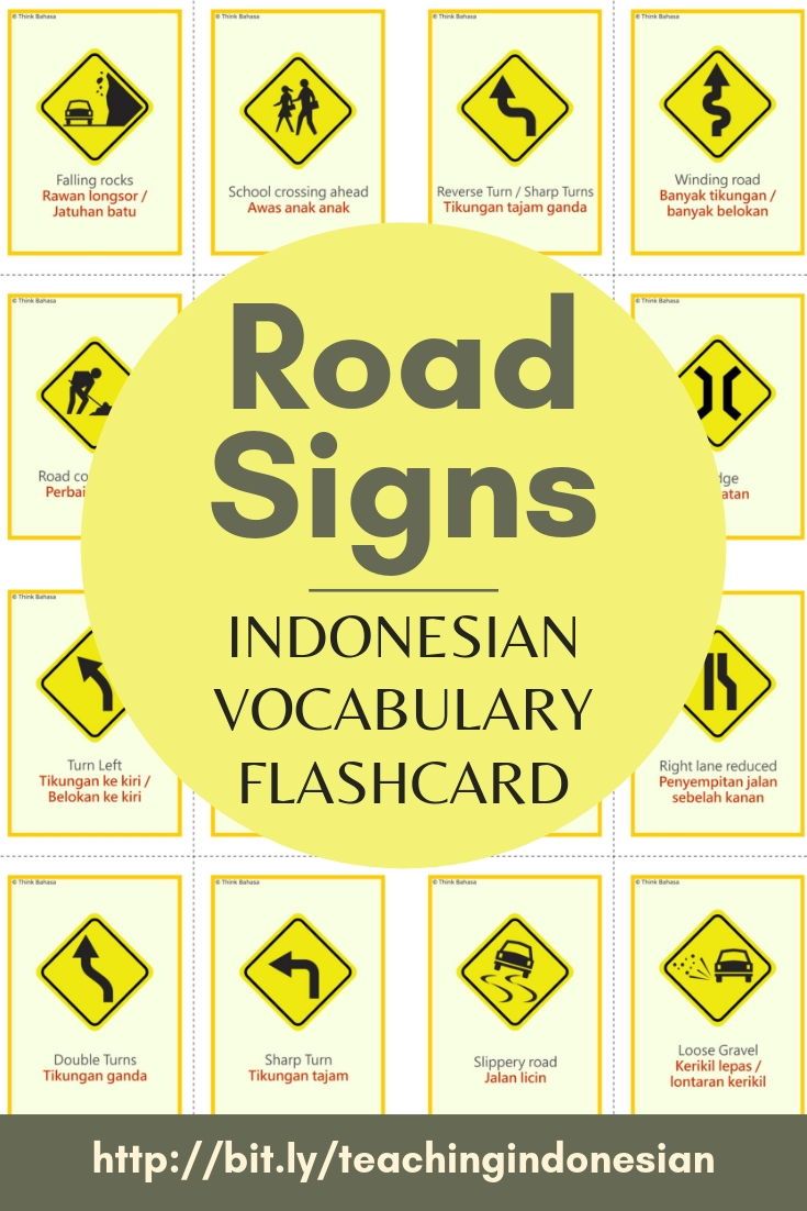 Detail Street Signs Bahasa Indonesia Nomer 2