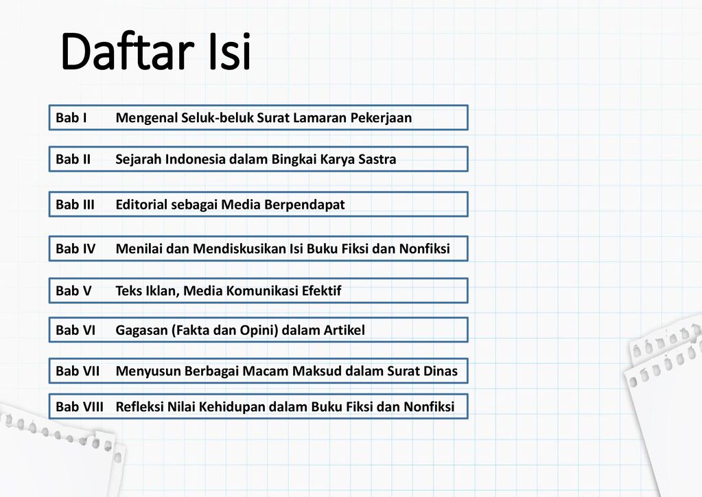 Detail Struktur Buku Non Fiksi Nomer 9