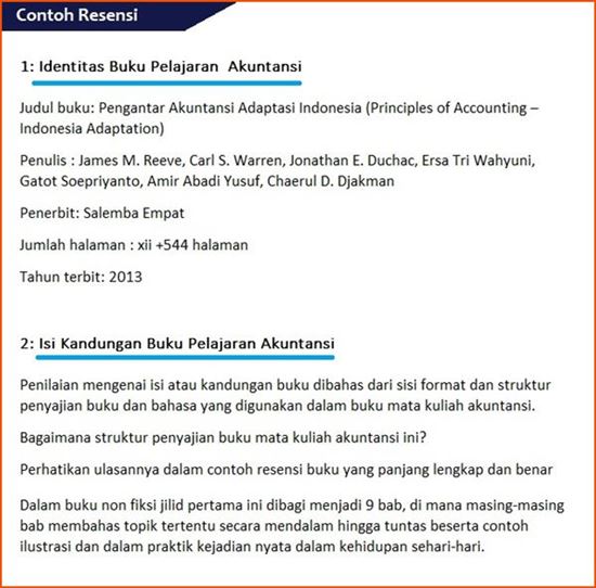 Detail Struktur Review Buku Nomer 21