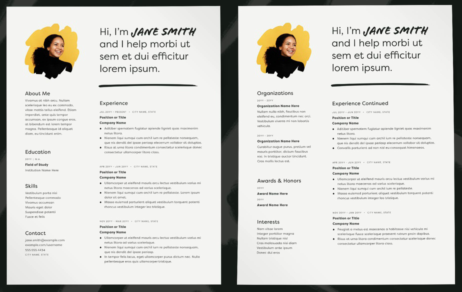 Detail Student Cv Template Free Download Nomer 35