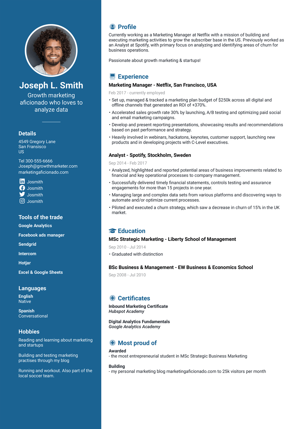 Detail Student Cv Template Free Download Nomer 42