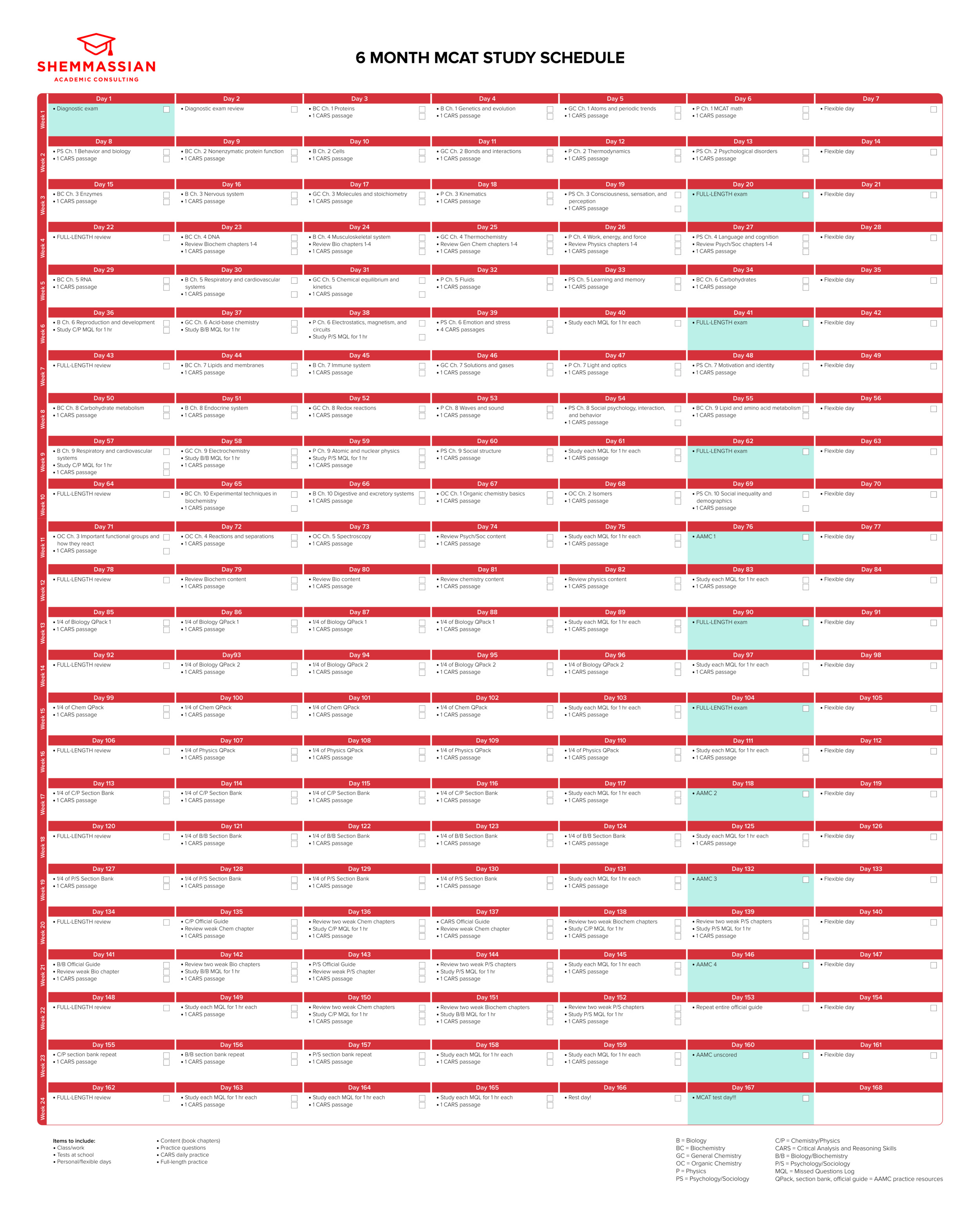 Detail Study Calendar Template Nomer 35