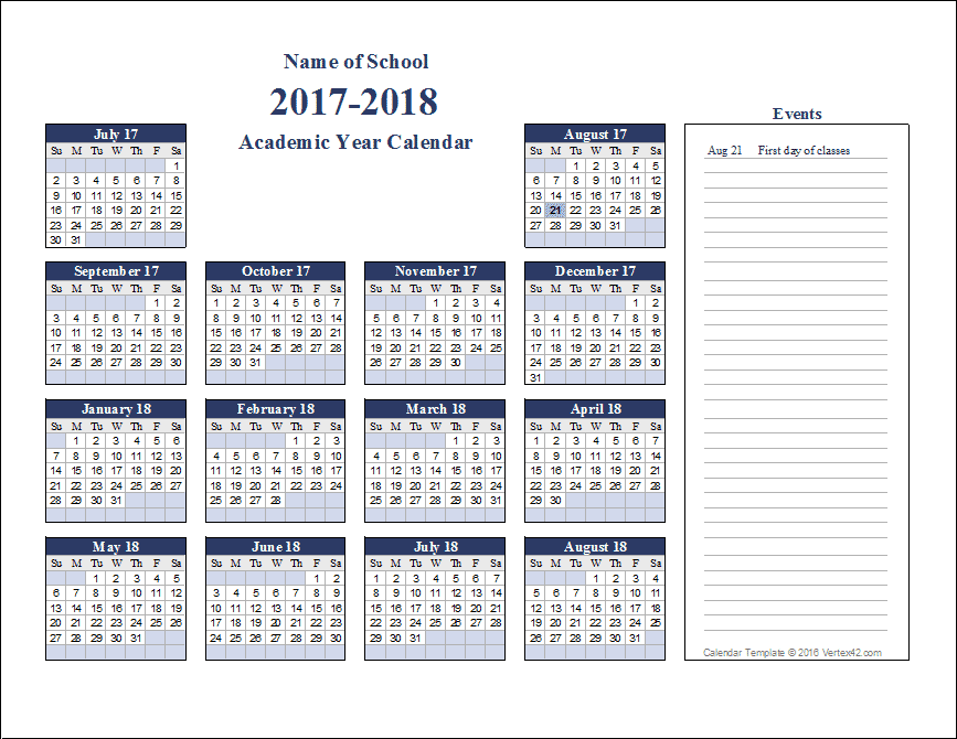 Detail Study Calendar Template Nomer 46