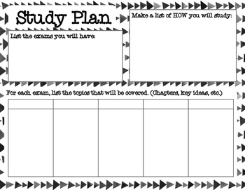 Detail Study Plan Template Nomer 49
