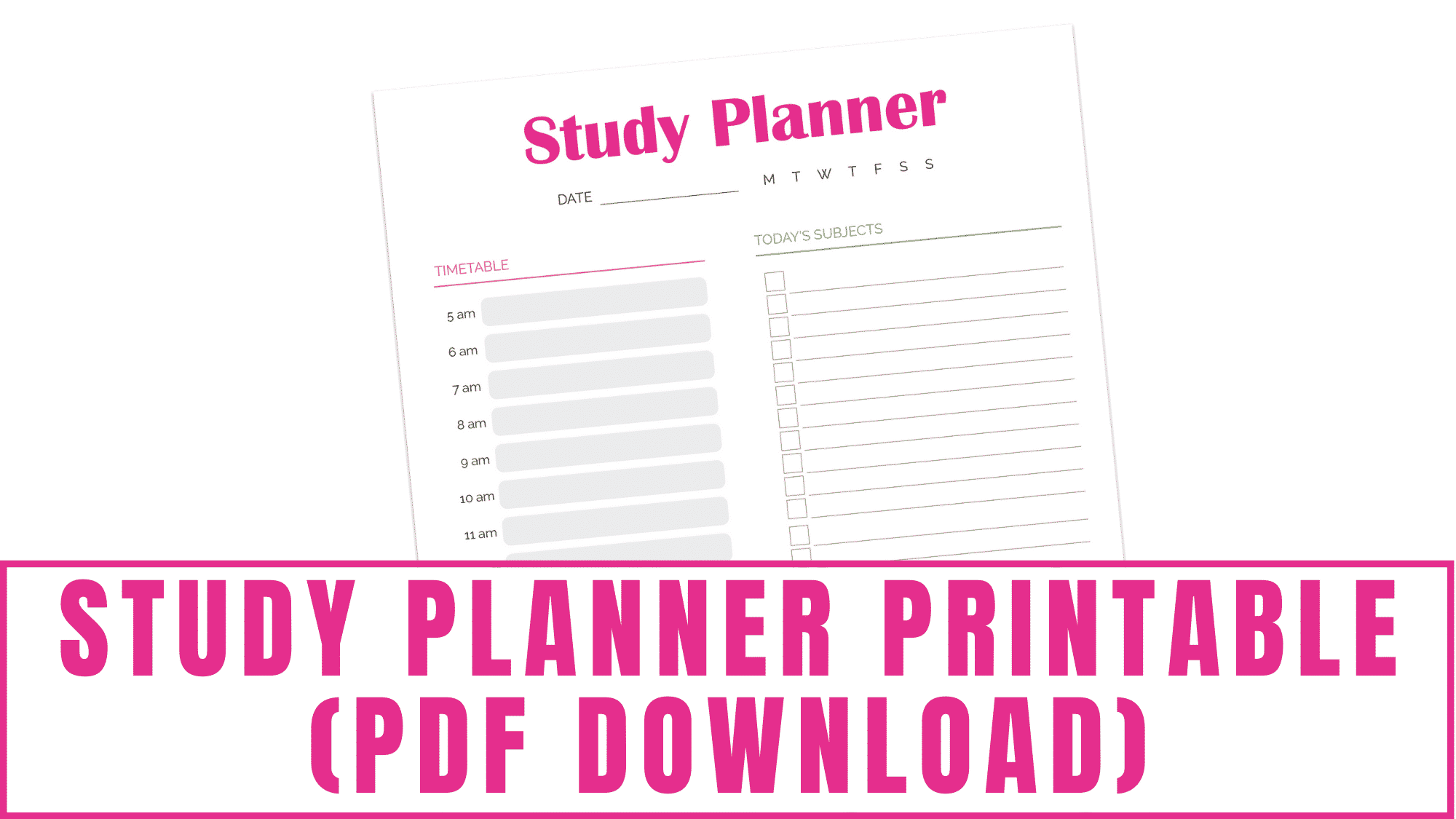 Detail Study Schedule Template Nomer 52