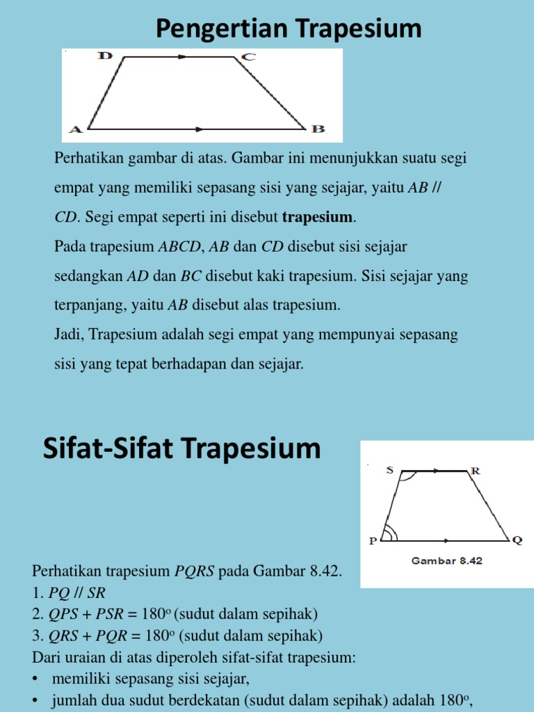 Detail Sudut Trapesium Sama Kaki Nomer 20