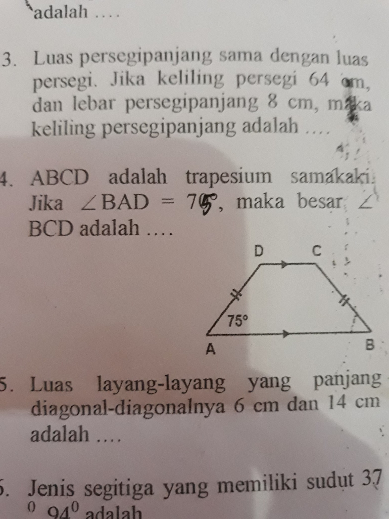 Detail Sudut Trapesium Sama Kaki Nomer 6