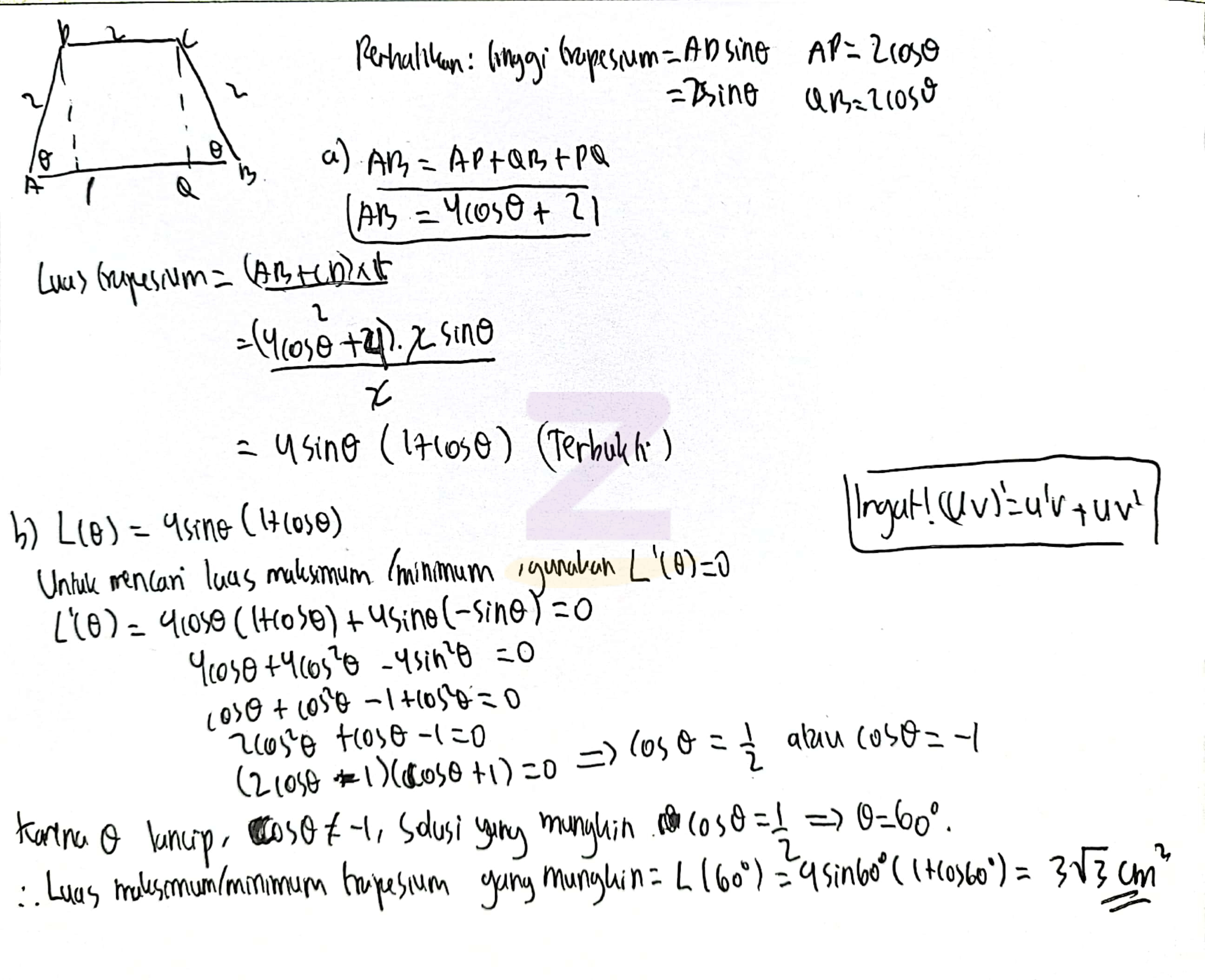 Detail Sudut Trapesium Sama Kaki Nomer 54