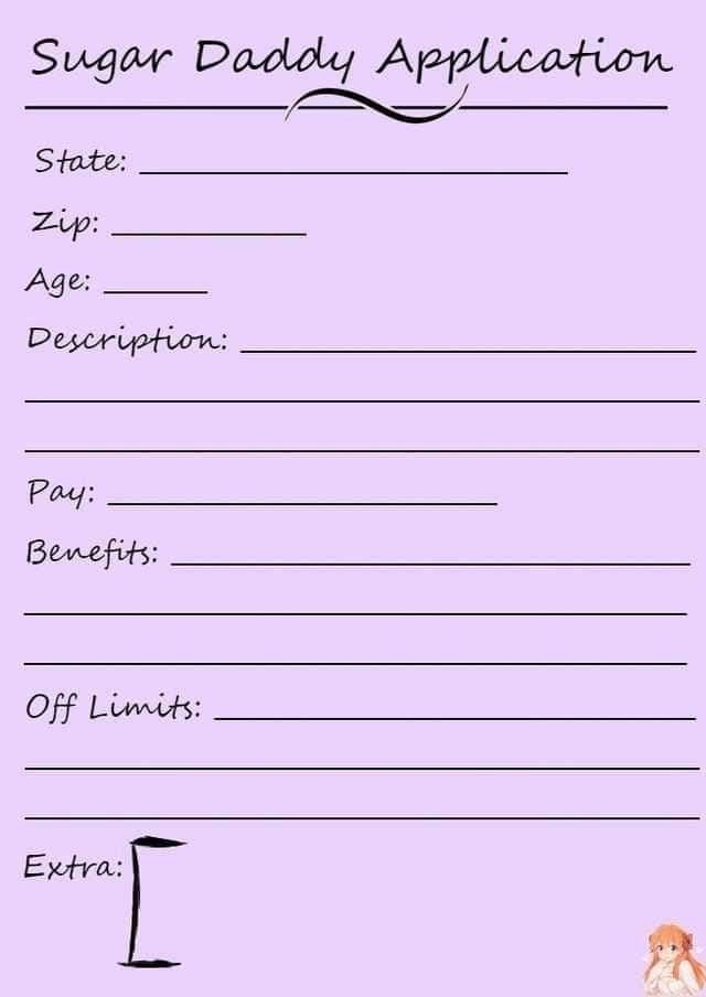 Detail Sugar Daddy Application Template Nomer 2