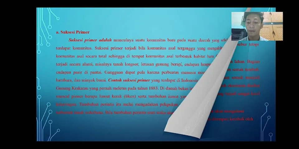 Detail Suksesi Primer Adalah Nomer 49