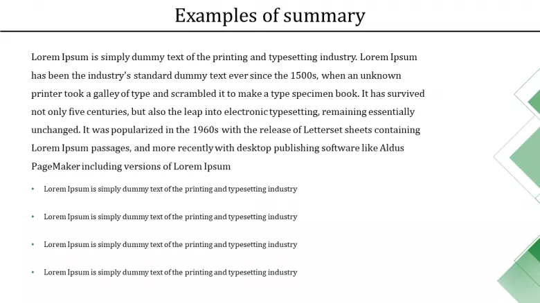 Detail Summary Format Template Nomer 12