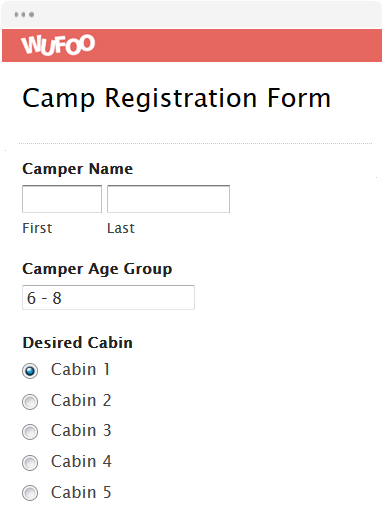 Detail Summer Camp Registration Form Template Nomer 30