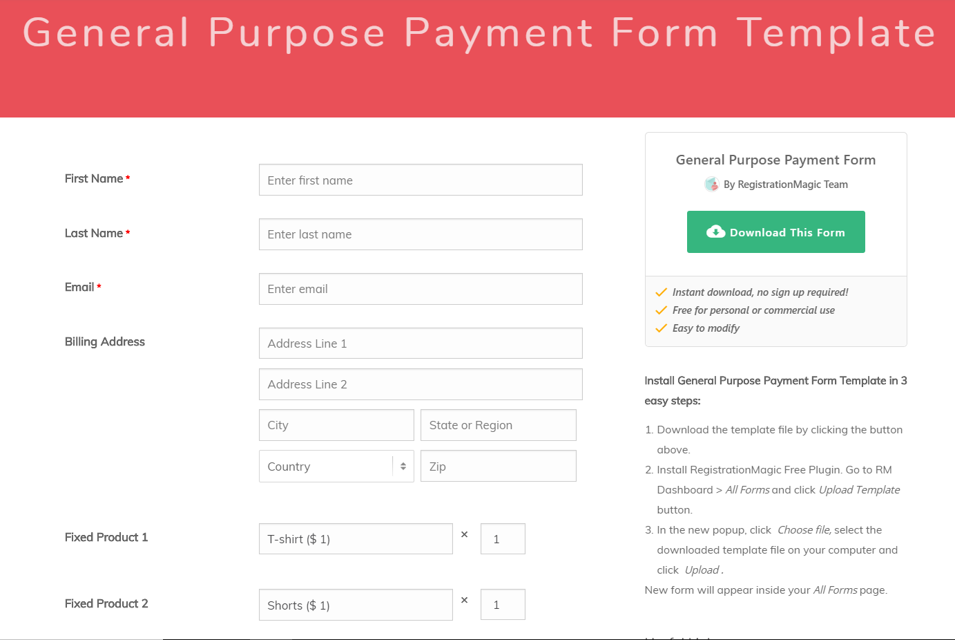 Detail Summer Camp Registration Form Template Nomer 46