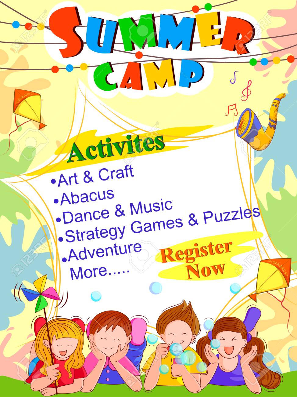 Detail Summer Camp Template Nomer 12