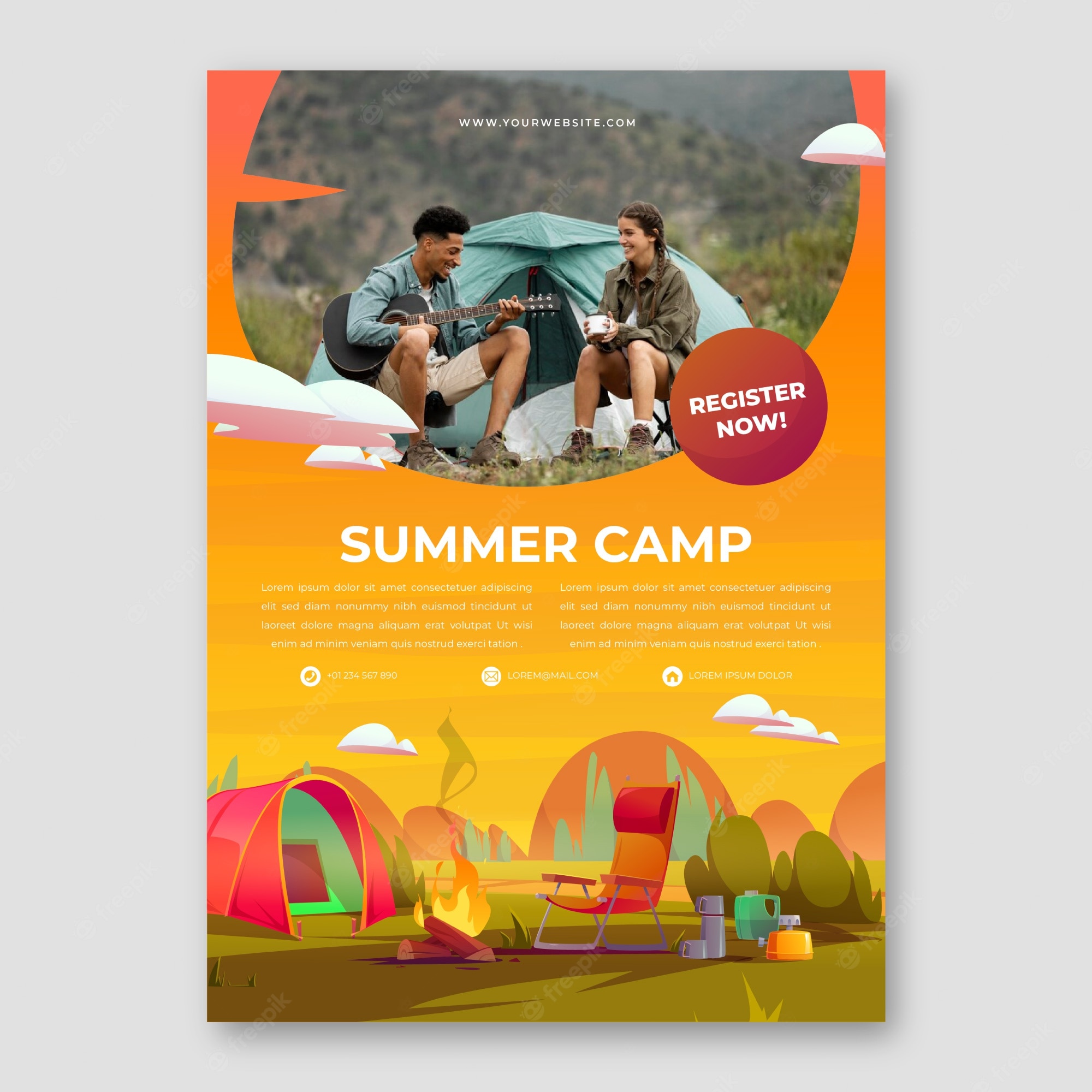 Detail Summer Camp Template Nomer 23