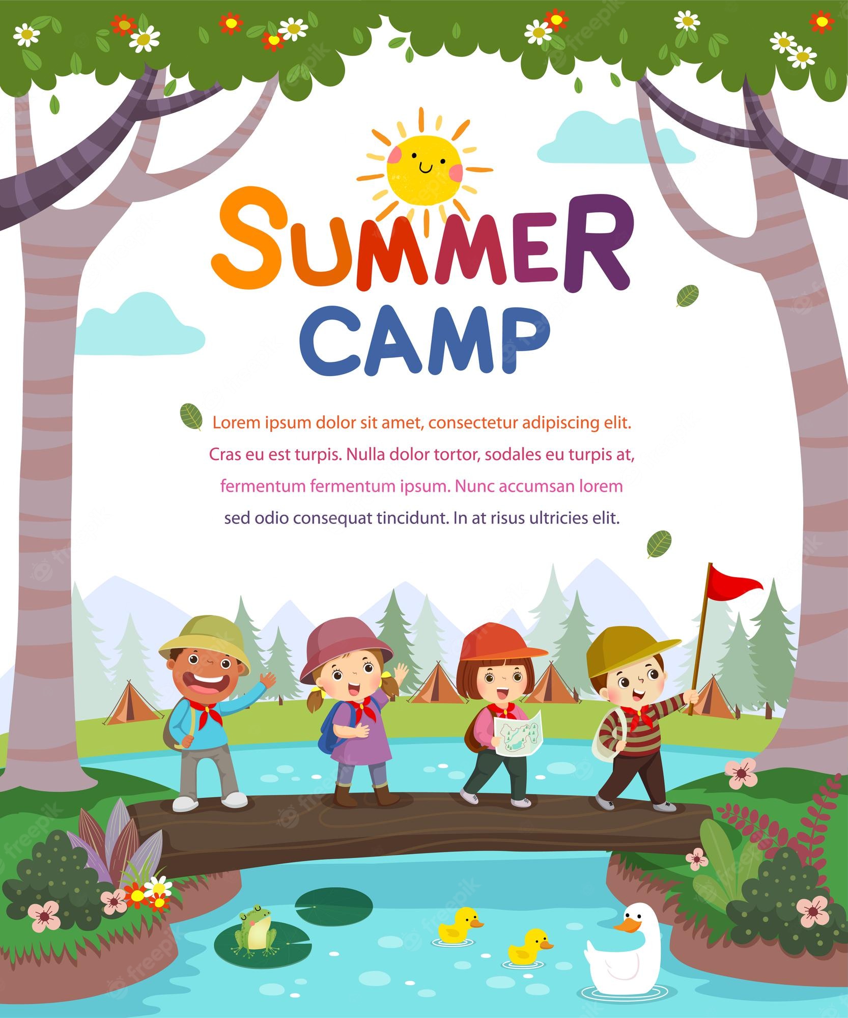 Detail Summer Camp Template Nomer 4