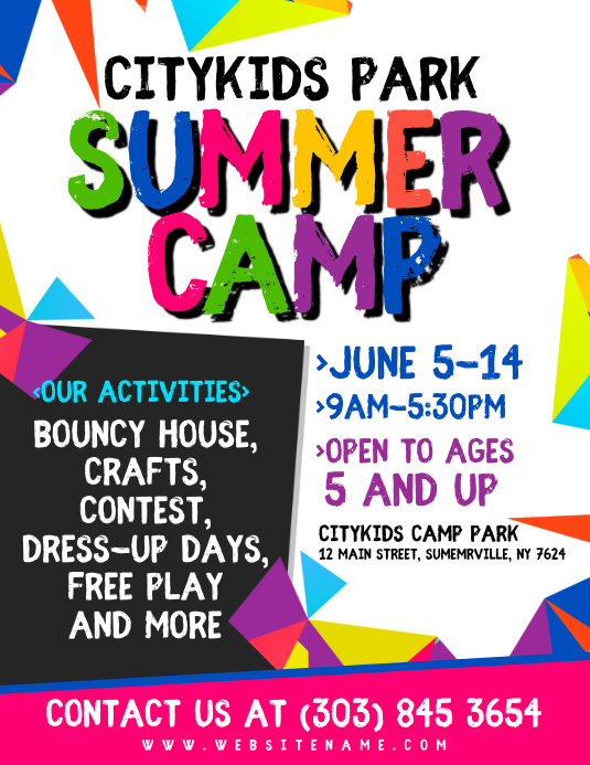 Detail Summer Camp Template Nomer 56