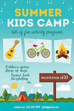 Detail Summer Camp Template Nomer 9