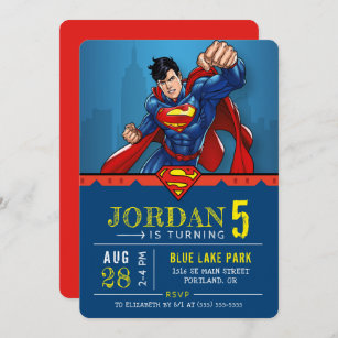 Detail Superman Birthday Card Template Nomer 31