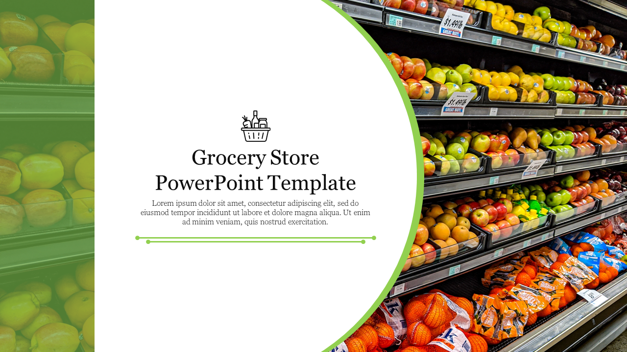 Detail Supermarket Ppt Template Nomer 37