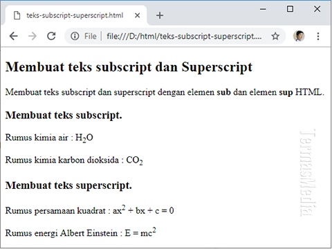 Detail Superscript Digunakan Untuk Nomer 11