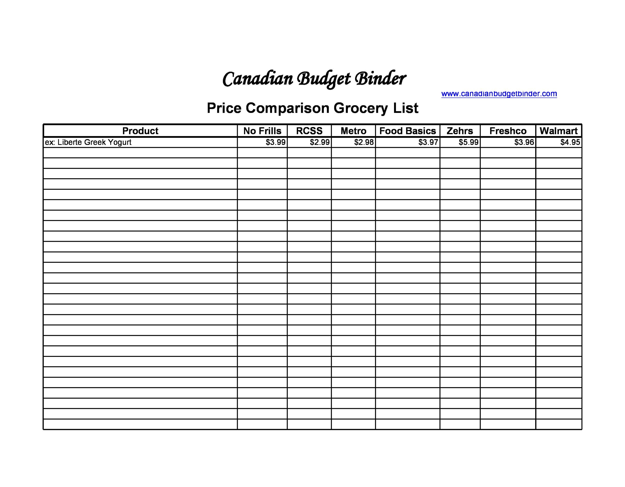 Detail Supplier Price List Template Excel Nomer 25