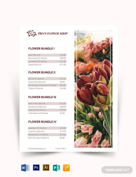 Detail Supplier Price List Template Excel Nomer 46