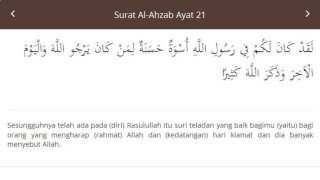 Detail Surat Al Ahzab Ayat 21 Dan Artinya Nomer 2