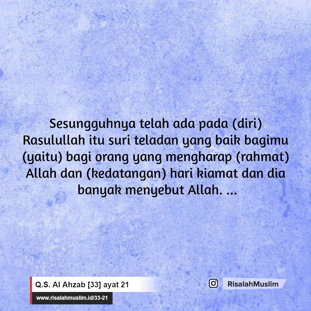 Detail Surat Al Ahzab Ayat 21 Dan Artinya Nomer 11