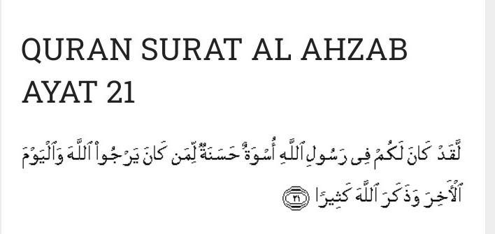 Detail Surat Al Ahzab Ayat 21 Dan Artinya Nomer 4