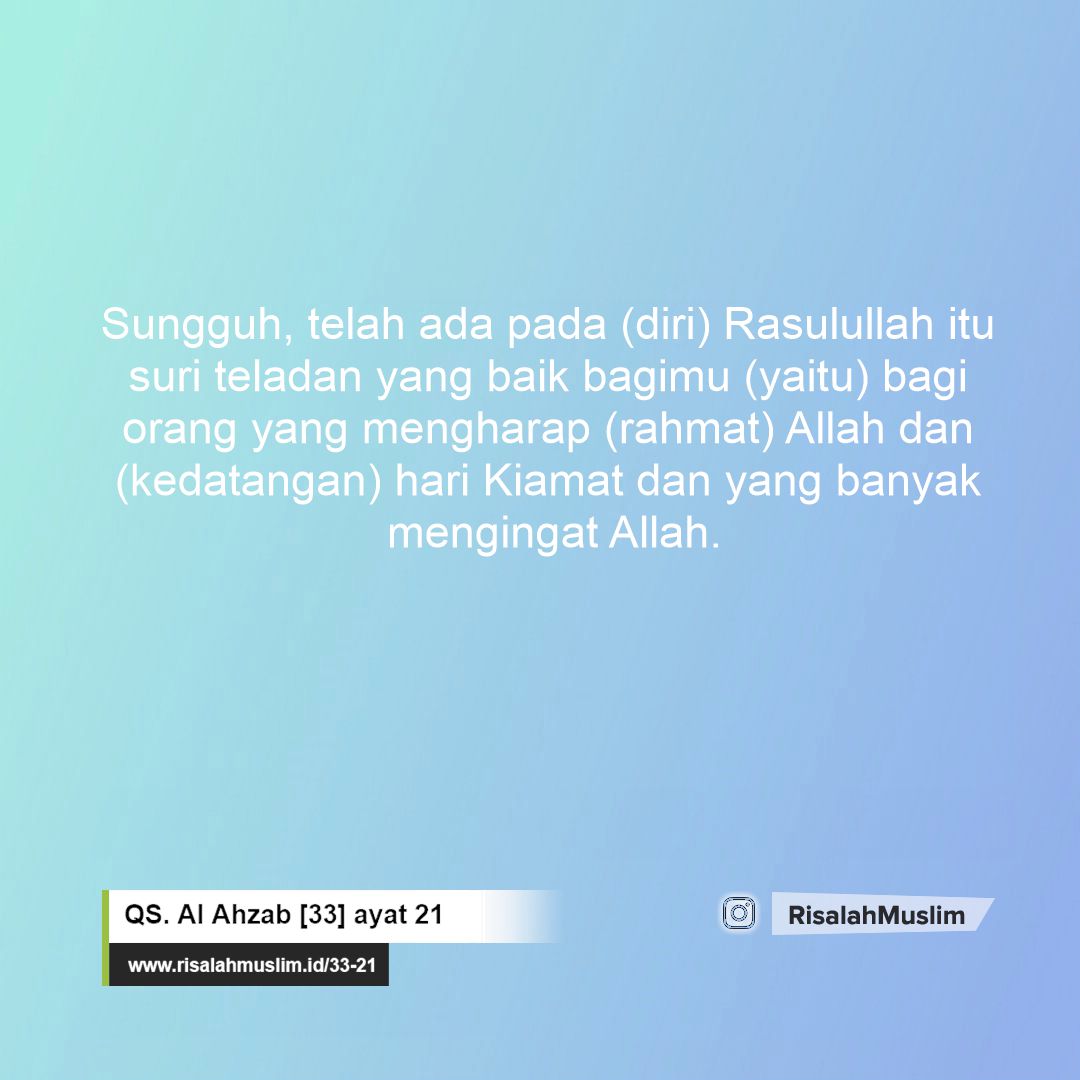 Detail Surat Al Ahzab Ayat 21 Dan Artinya Nomer 27