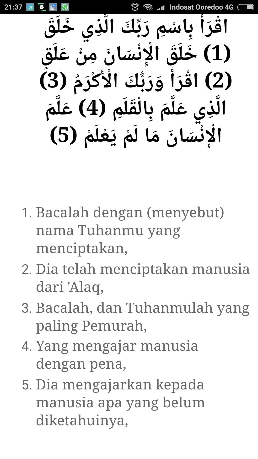 Detail Surat Al Alaq Ayat 1 5 Dan Artinya Nomer 3