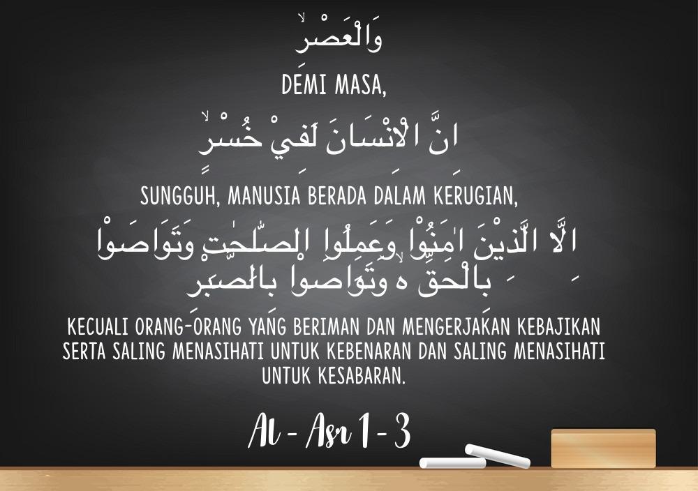 Detail Surat Al Ashr Ada Berapa Ayat Nomer 24