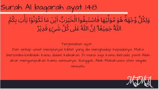 Detail Surat Al Baqarah Ayat 148 Beserta Artinya Nomer 6